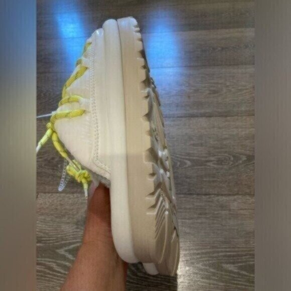 New UGG Space Slider Chunky Soft Lined Boho Platform Puffer Lace Up Slides - Picture 7 of 10